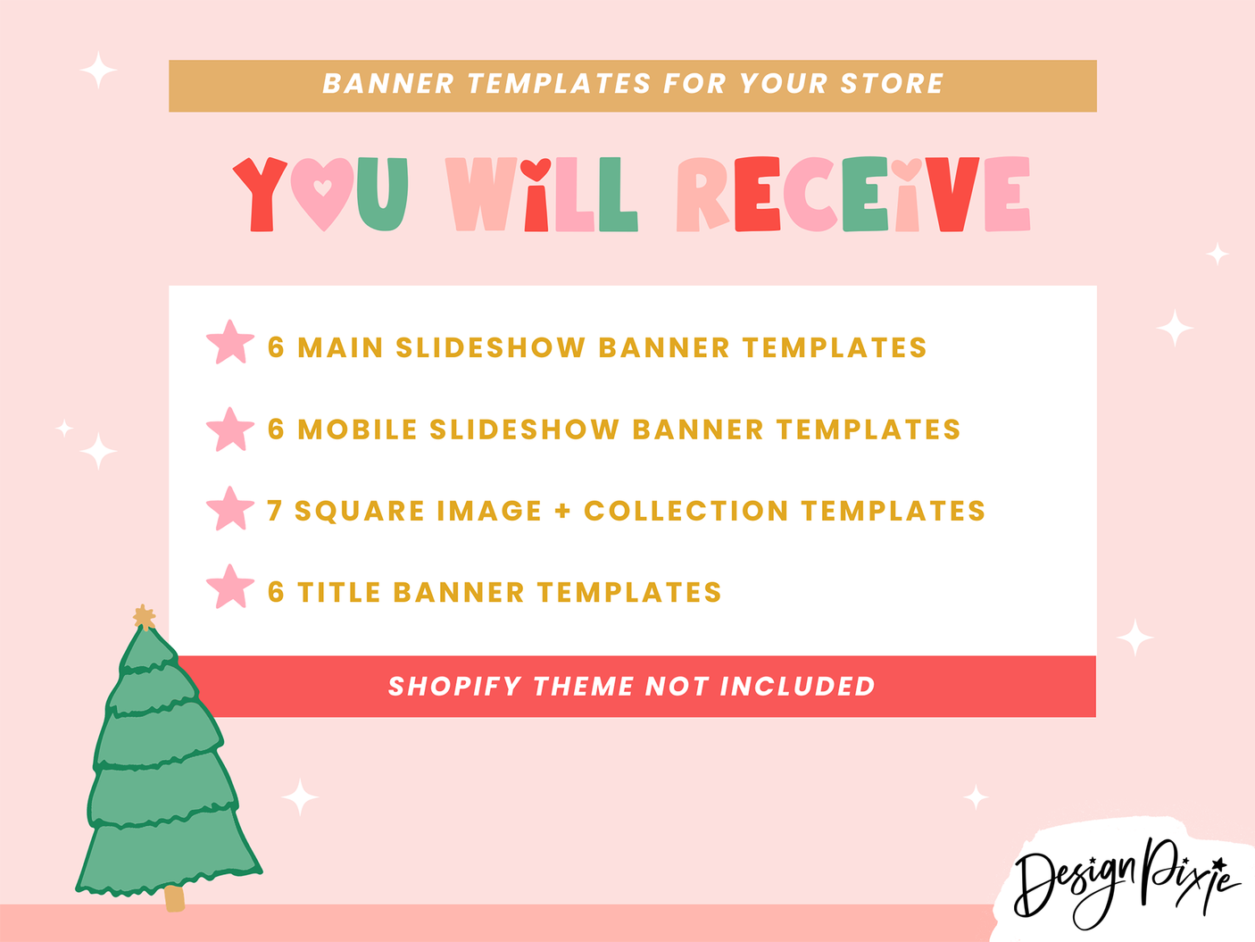 Cute Christmas Shopify Banner Templates