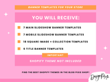 Sweet Threads Shopify Banner Templates - Design Pixie