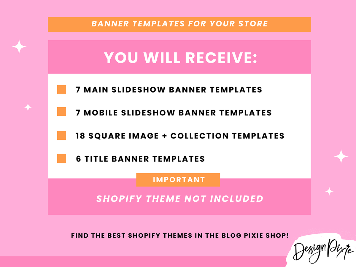 Shopify Banner Templates – Design Pixie