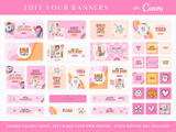 Sweet Threads Shopify Banner Templates - Design Pixie