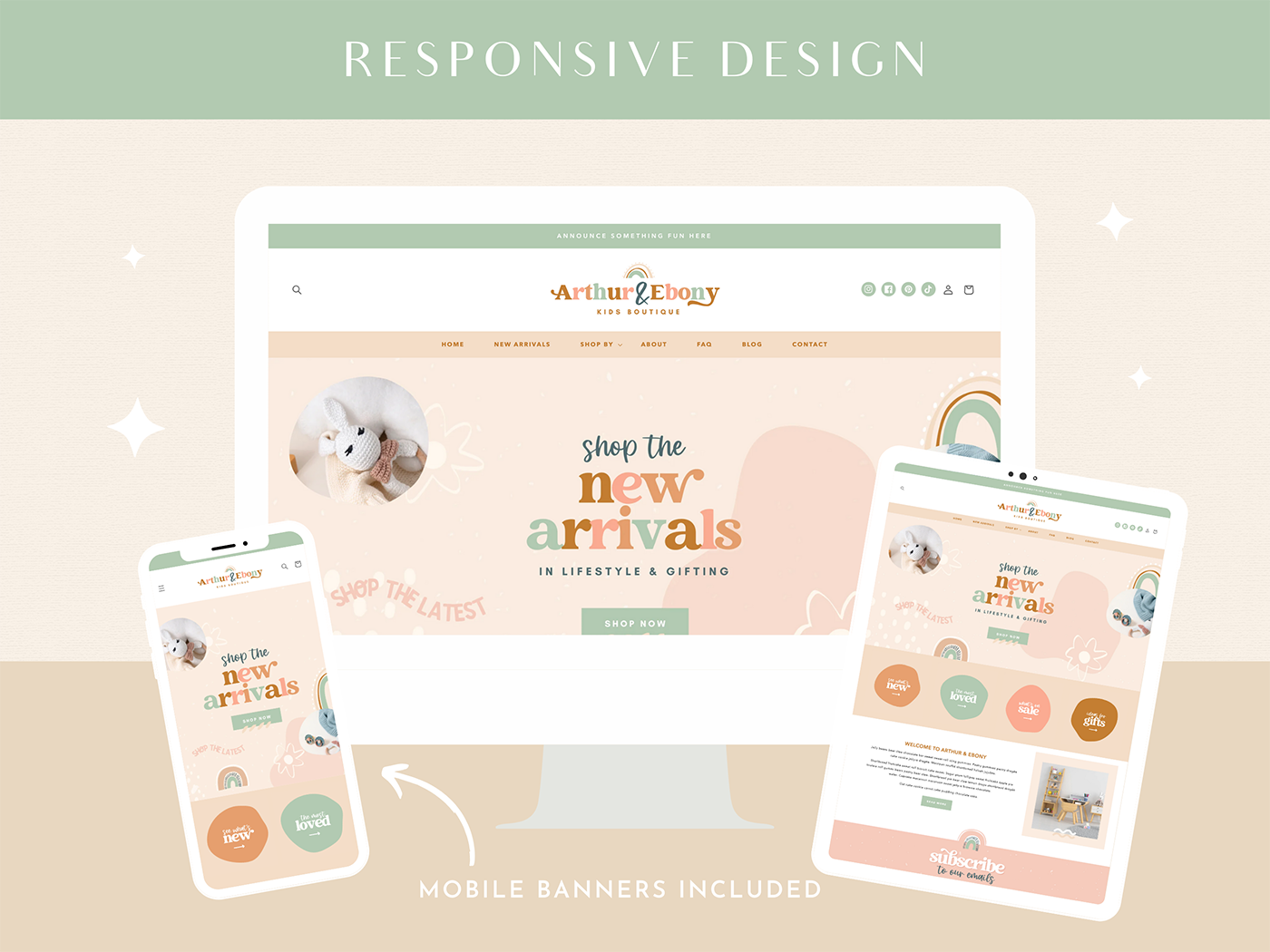 Arthur & Ebony Shopify Theme - Design Pixie