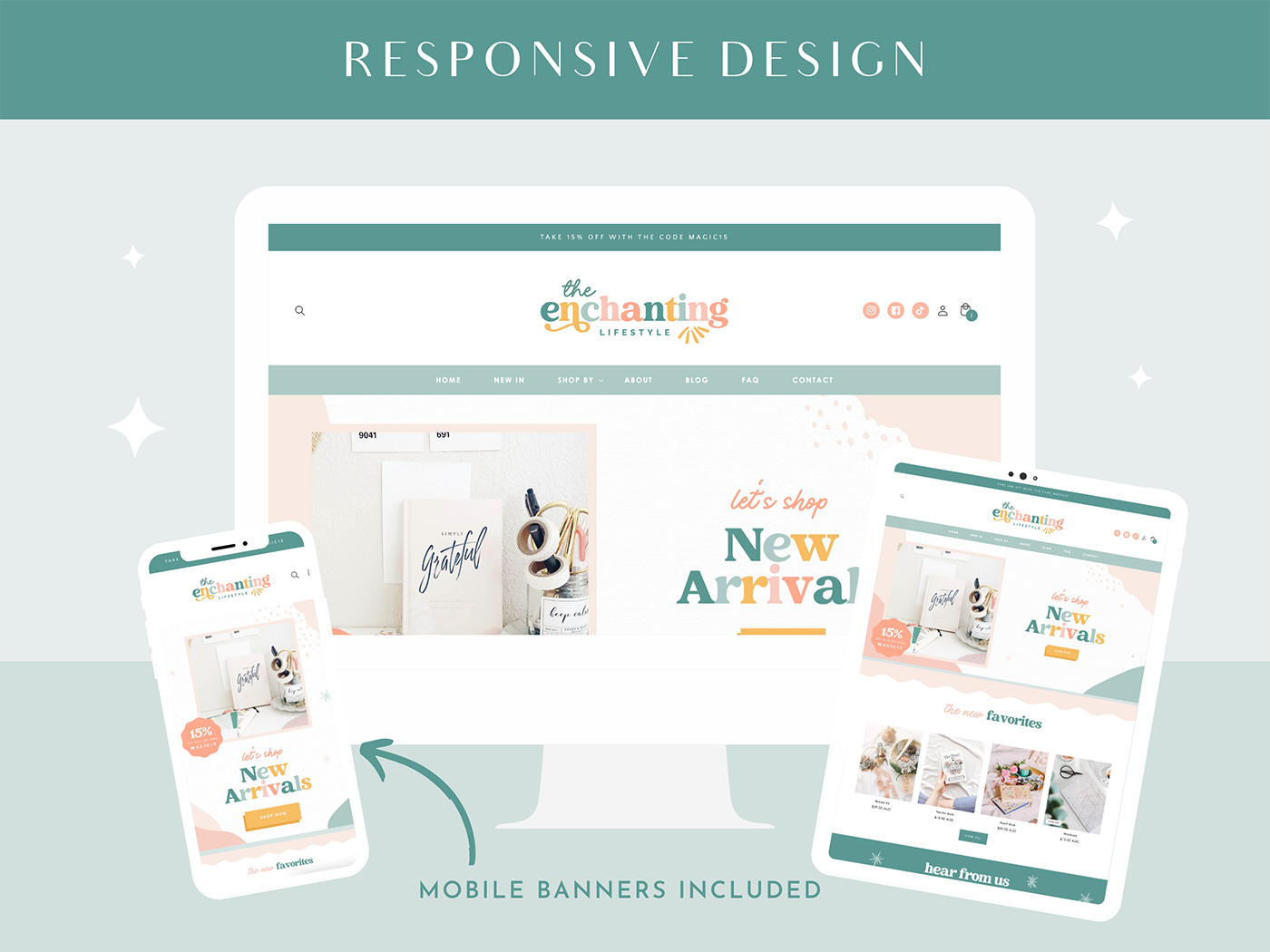 Enchanting Shopify Theme - Design Pixie