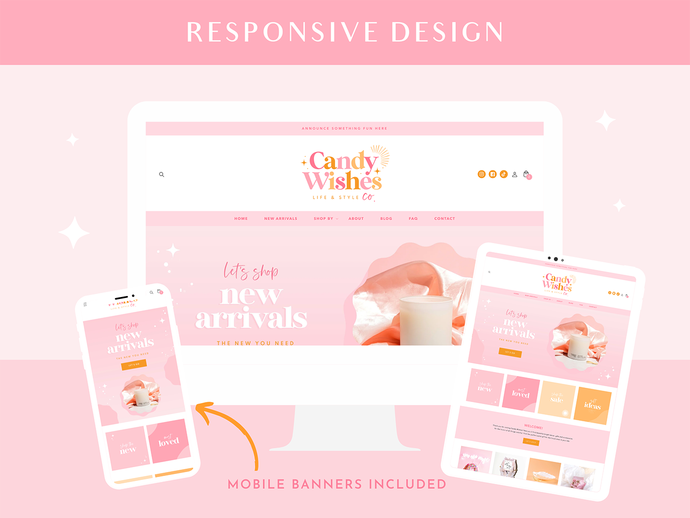 Candy Wishes Shopify Theme - Design Pixie