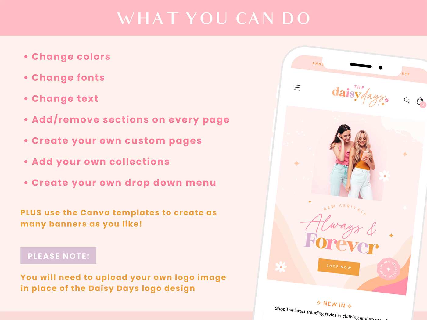 Daisy Days Shopify Theme - Design Pixie