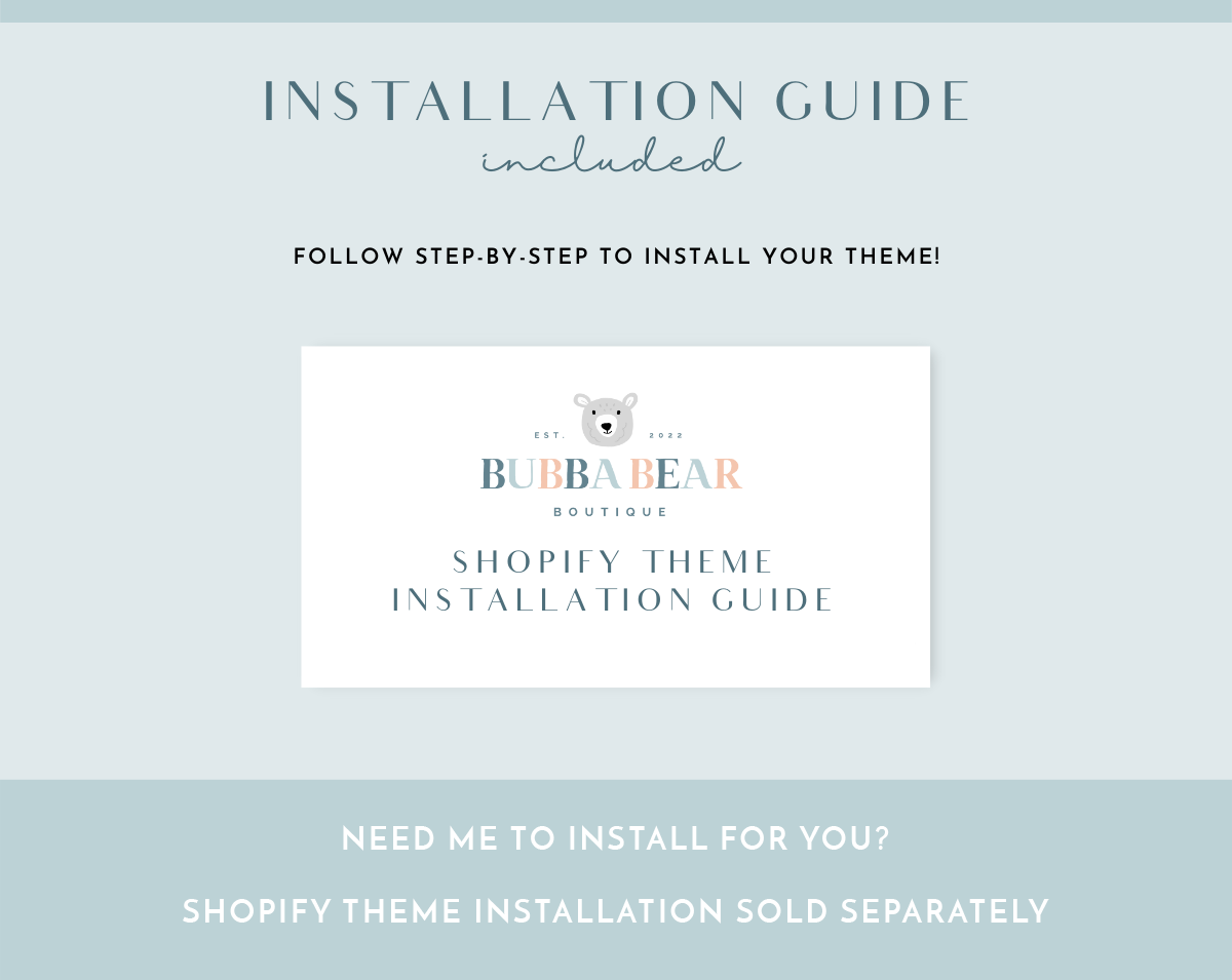 Bubba Bear Shopify Theme - Design Pixie