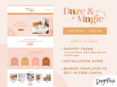 Daze And Magic Shopify Theme - Design Pixie