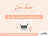 Boho Soul Sister Shopify Theme - Design Pixie