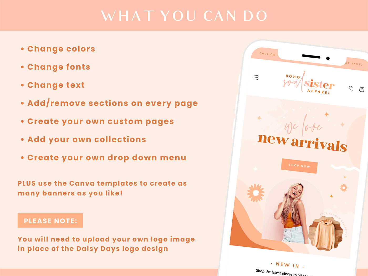 Boho Soul Sister Shopify Theme - Design Pixie