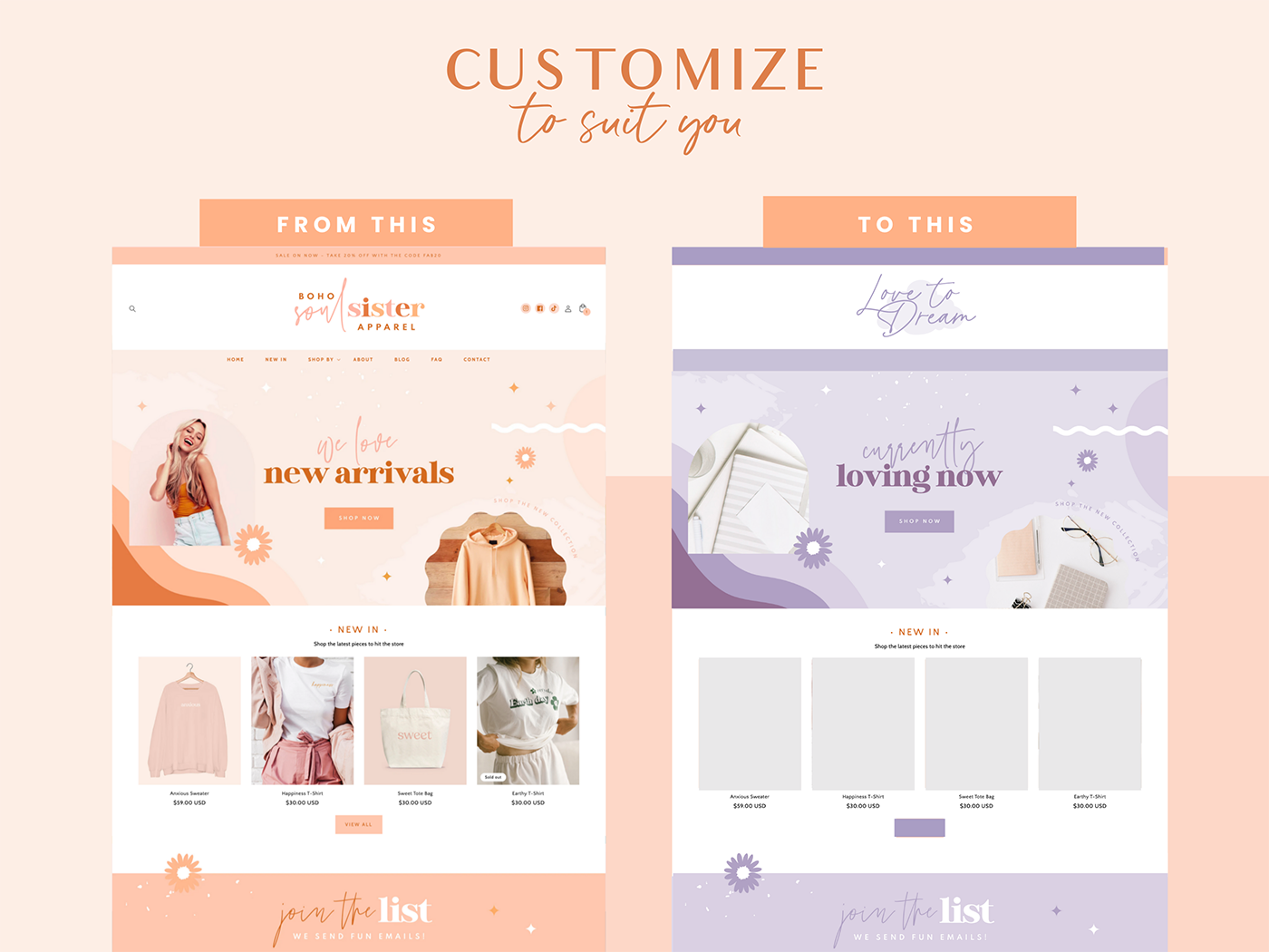 Boho Soul Sister Shopify Theme - Design Pixie