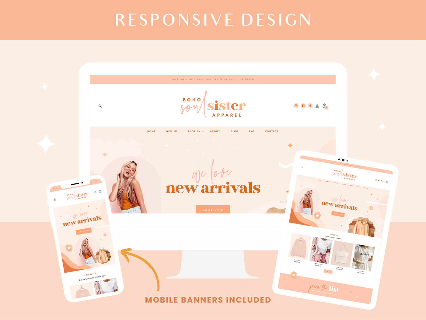 Boho Soul Sister Shopify Theme - Design Pixie