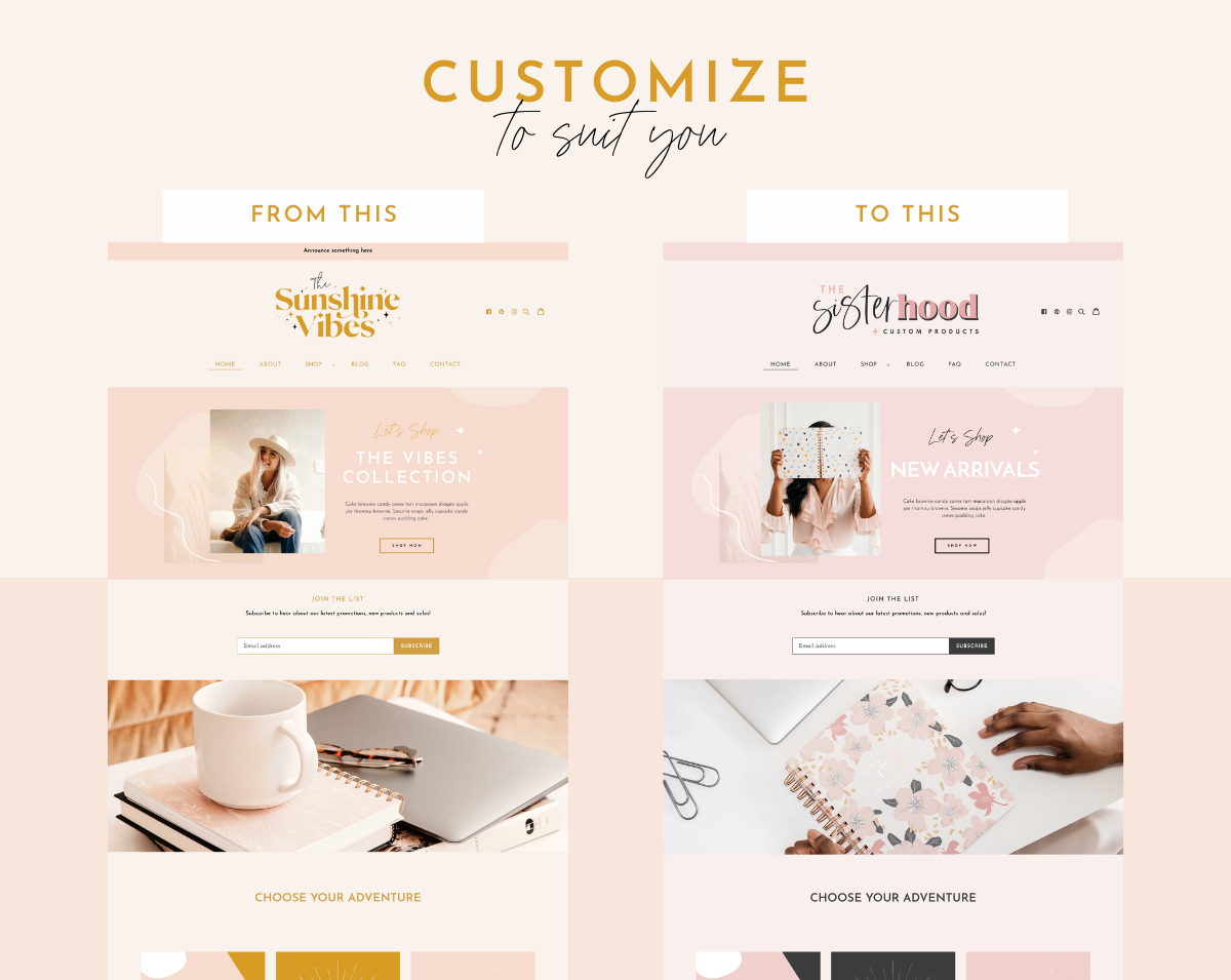 Sunshine Vibes Shopify Theme - Design Pixie