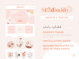 Studio Joy Shopify Theme - Design Pixie