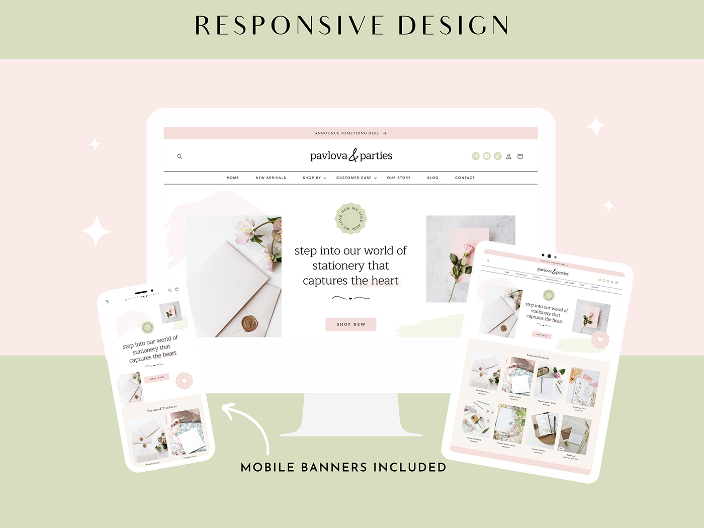 Pavlova And Parties Shopify Theme - Design Pixie