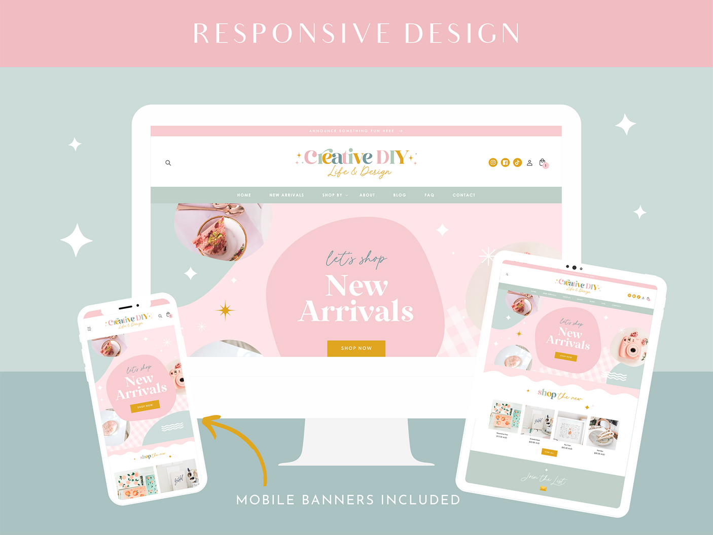 Creative DIY Shopify Theme - Design Pixie