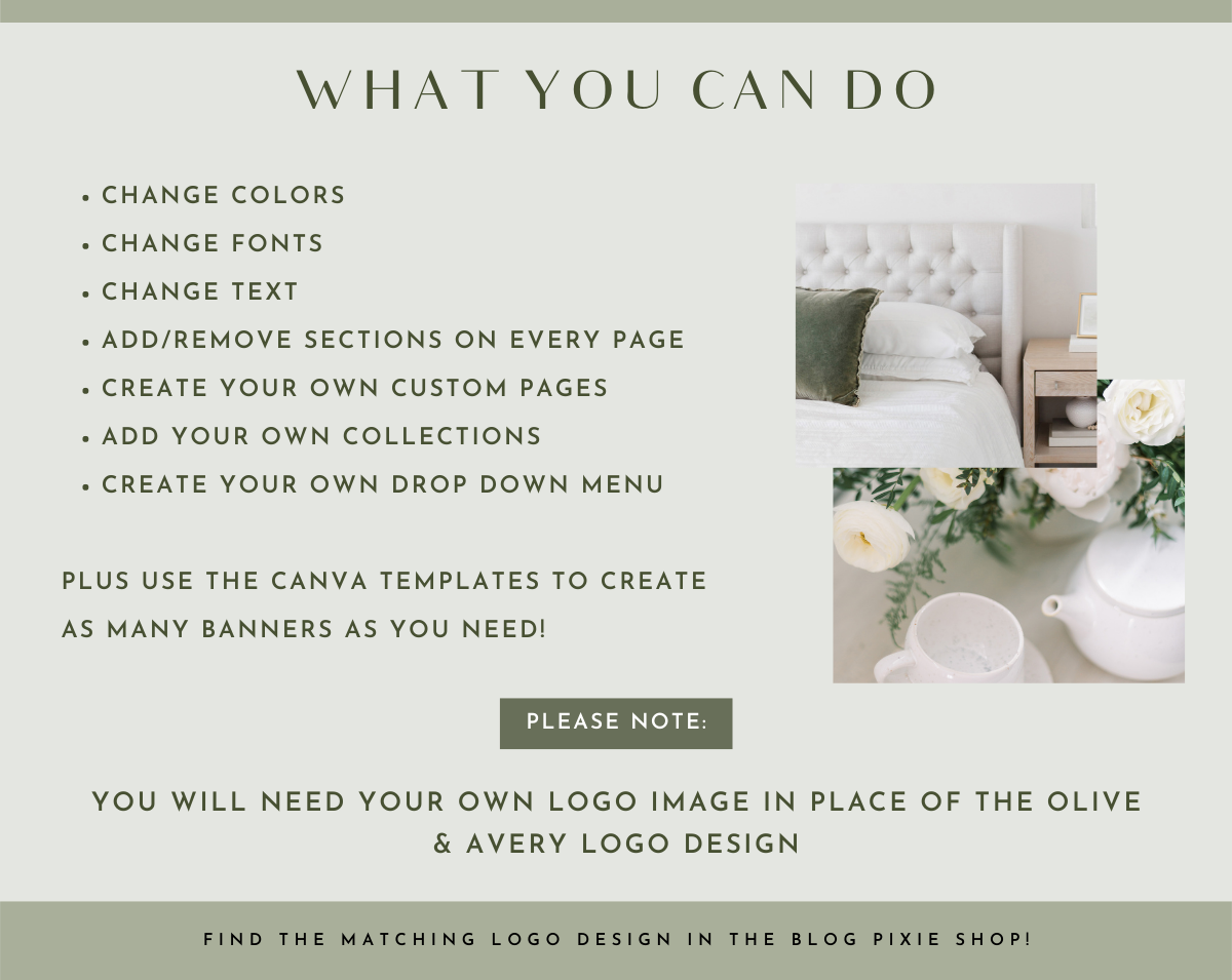 Olive And Avery Shopify Theme - Design Pixie