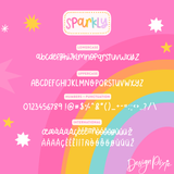 Sparkly Font
