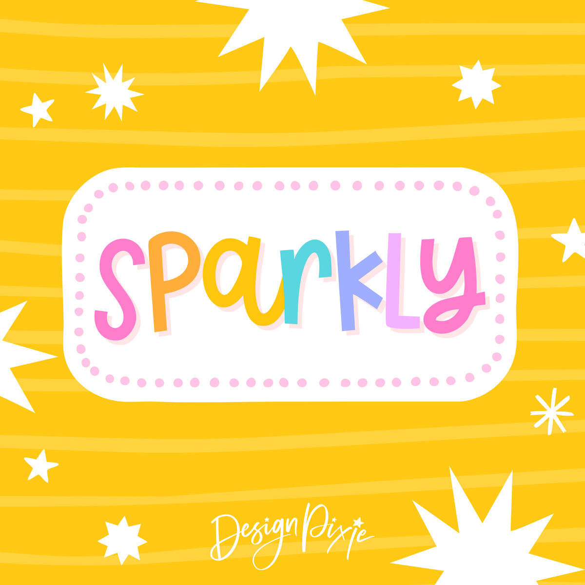 Sparkly Font