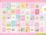 Spring Easter Instagram Templates Bundle