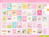 Spring Easter Instagram Templates Bundle