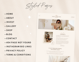 Freya Archer Squarespace Template