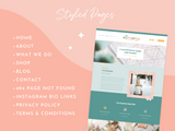 Enchanting Squarespace Template - Design Pixie