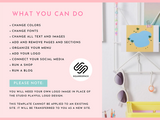 Playful Squarespace Template - Design Pixie