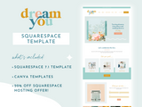 Dream You Squarespace Template - Design Pixie