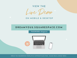 Dream You Squarespace Template - Design Pixie