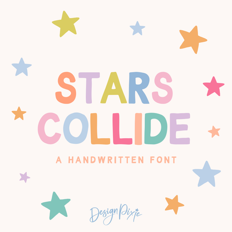 Stars Collide Font - Design Pixie