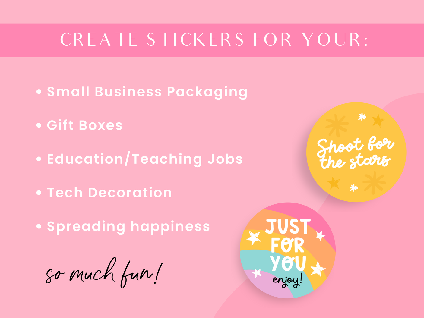 Rainbow Sticker Label Templates - Design Pixie