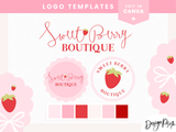 Strawberry Logo Design Template