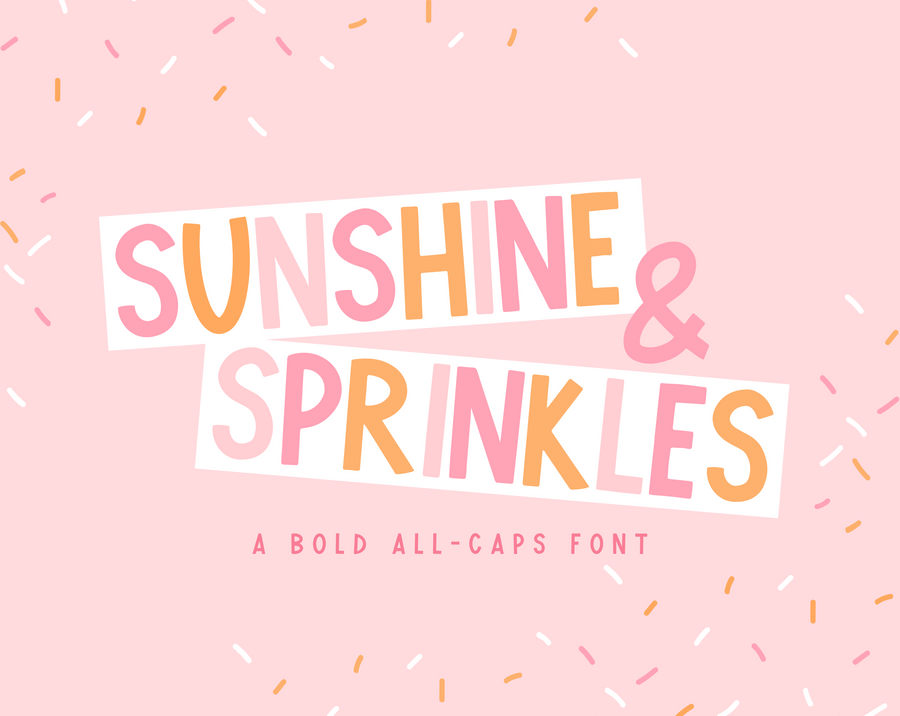 Sunshine And Sprinkes Font – Design Pixie