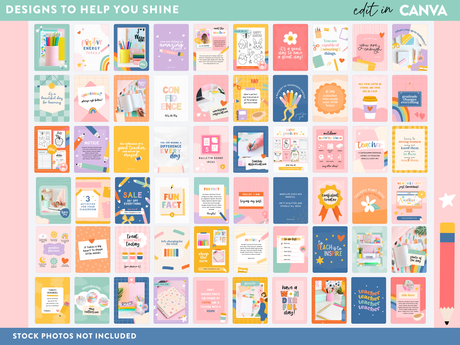 Teacher Instagram templates