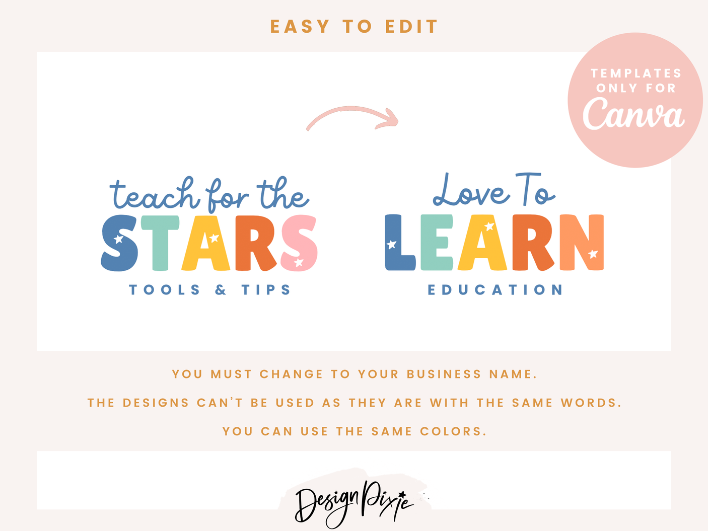 Teacher Logo Design Template - Design Pixie