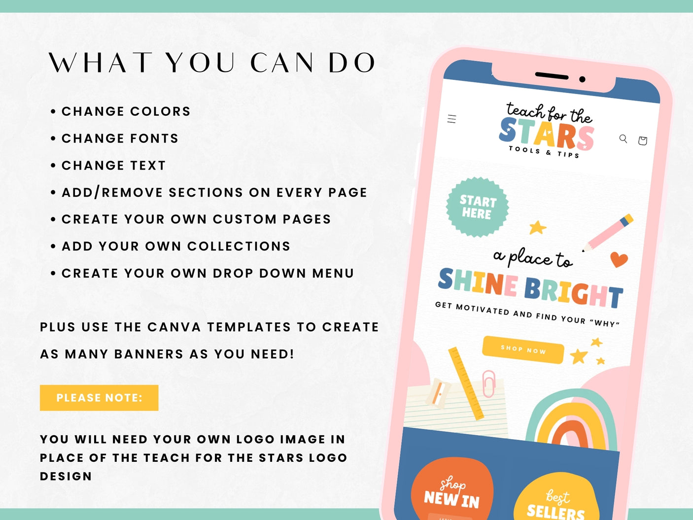 Teacher Shopify Theme - Design Pixie