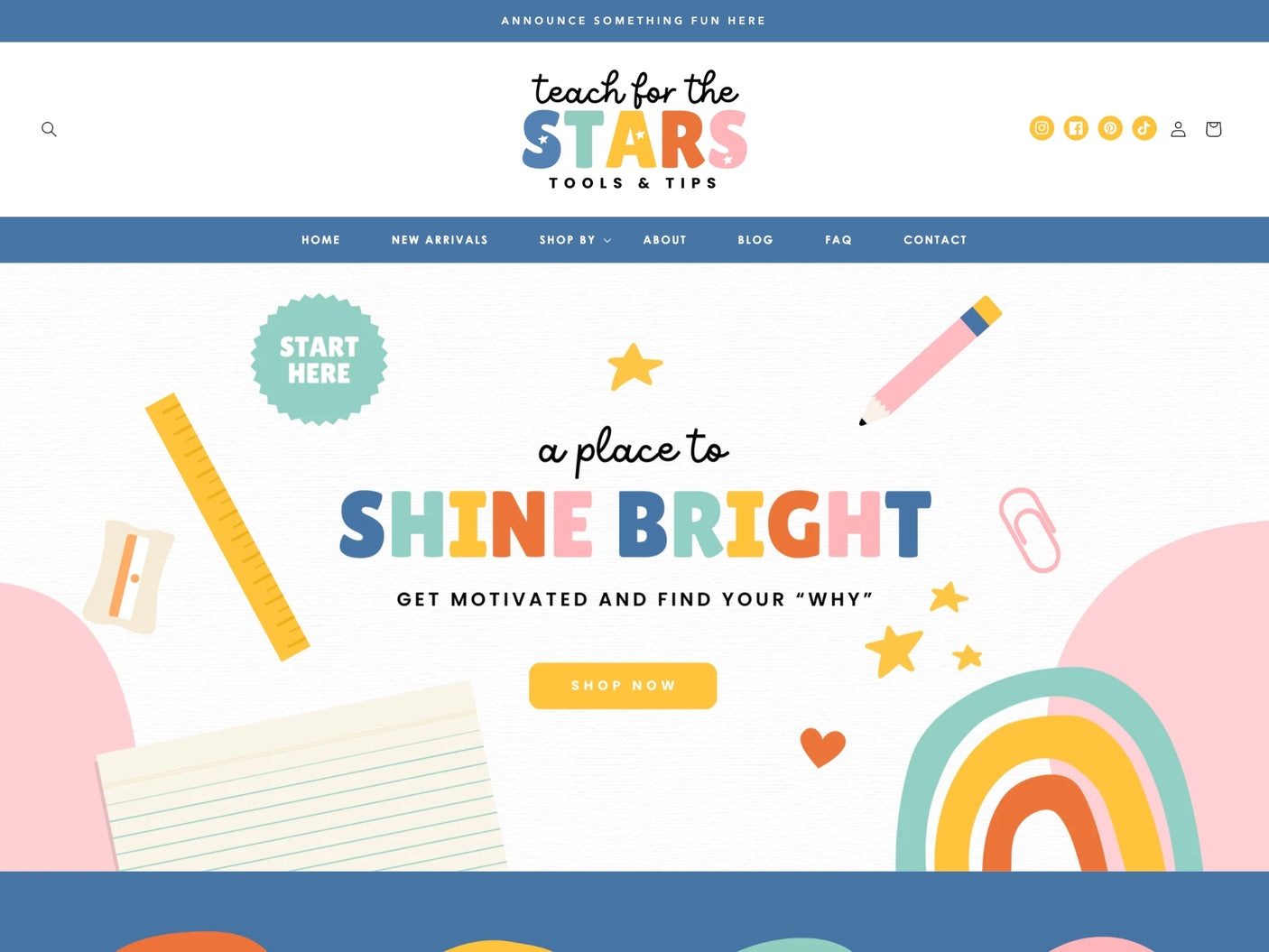 Teacher Shopify Theme - Design Pixie