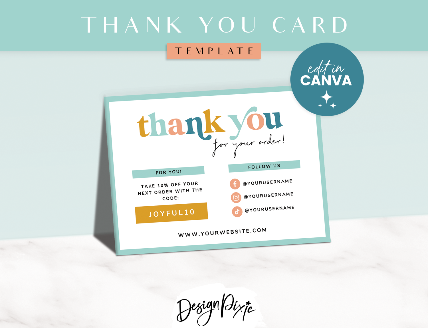 Dream You Thank You Card Template – Design Pixie dream-you-thank-you-card-template-design-pixie
