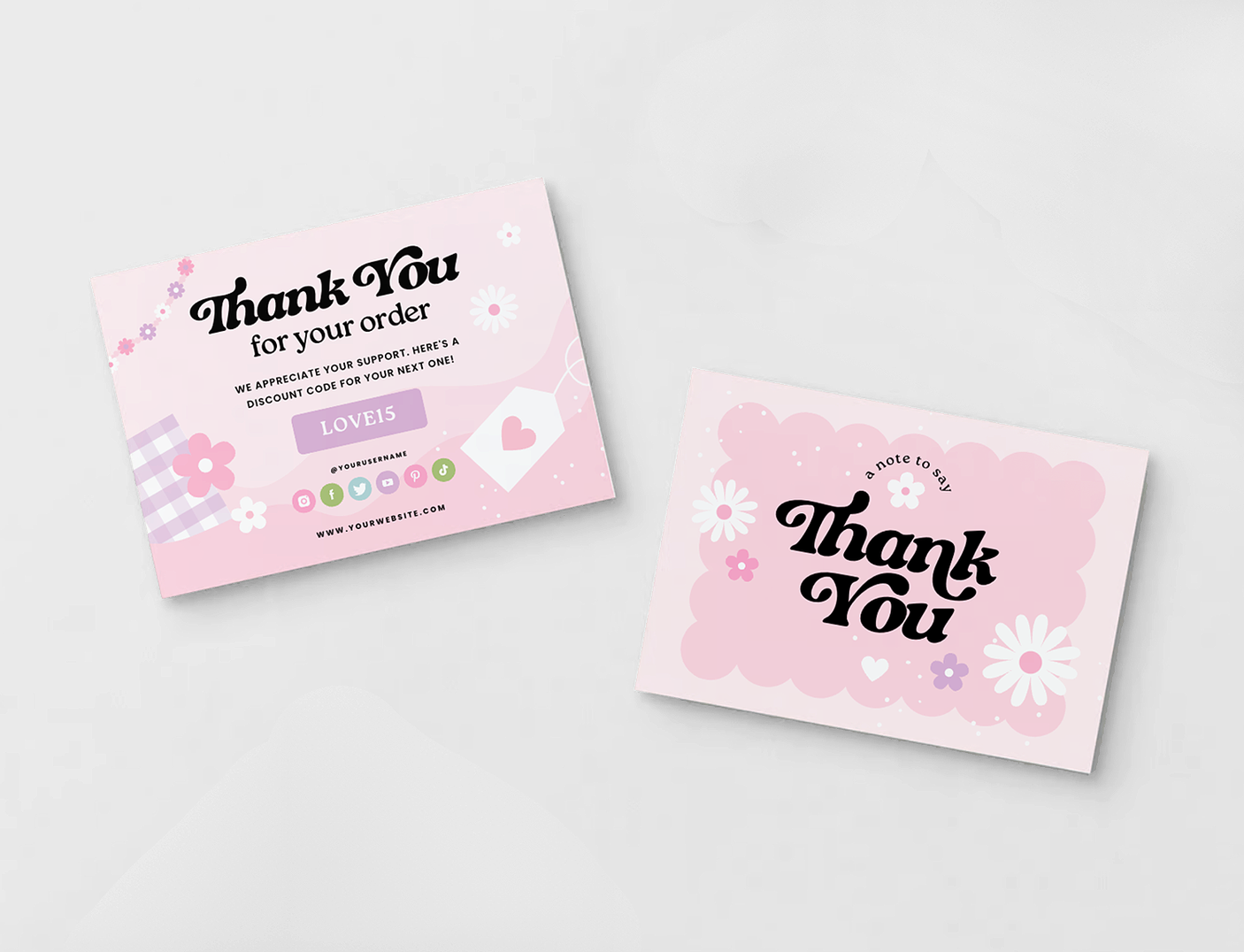 Thank You Card Template - Kindness Era - Design Pixie