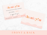 Studio Joy Thank You Card Template - Design Pixie