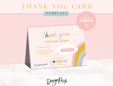 Shine Sista Thank You Card Template - Design Pixie