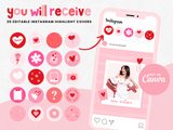 Valentine's Day Instagram Bundle - Design Pixie