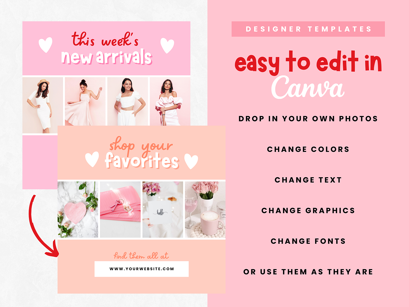 Valentine's Day Instagram Bundle - Design Pixie