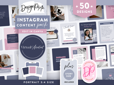 Virtual Assistant Instagram Templates