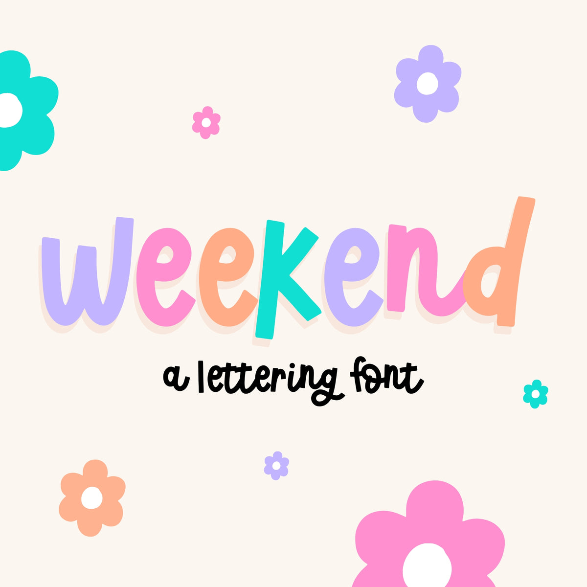 Hello Weekend Font Weekend Font – Design Pixie
