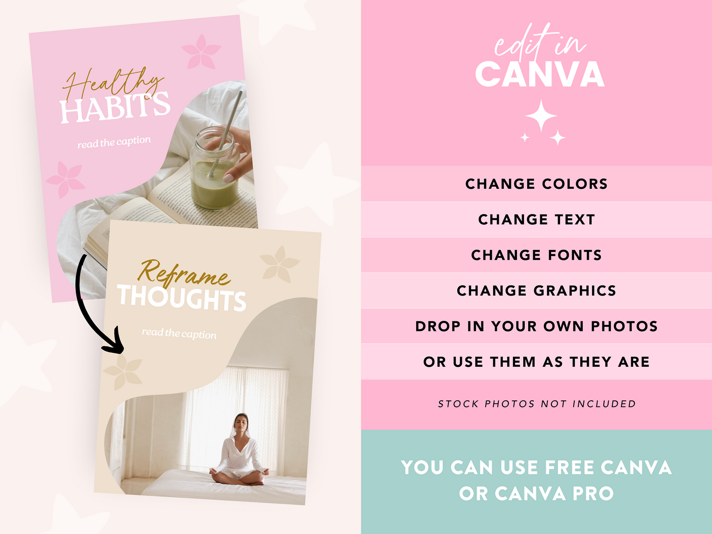 Wellness Instagram Templates