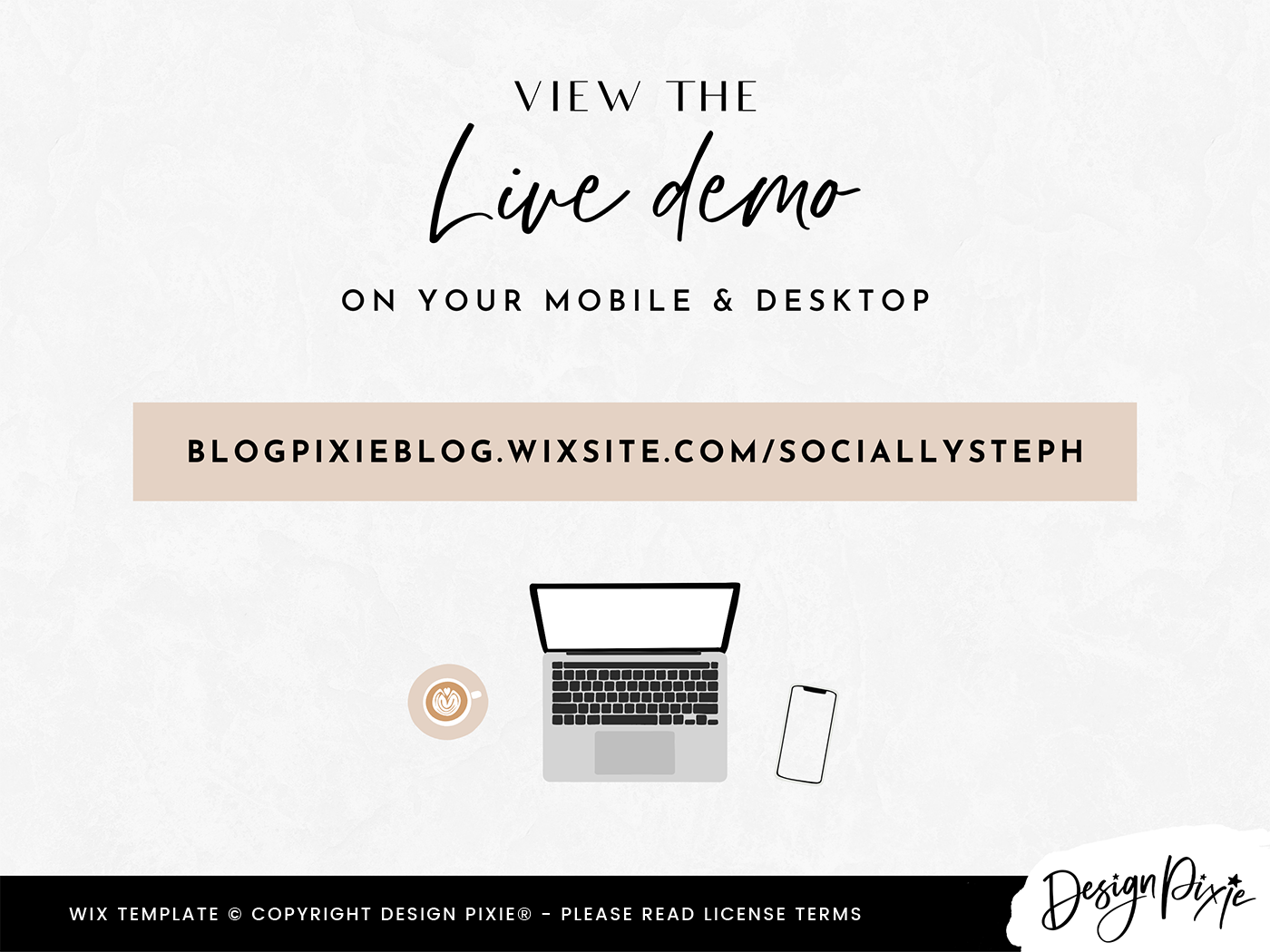 Socially Steph Wix Template - Design Pixie