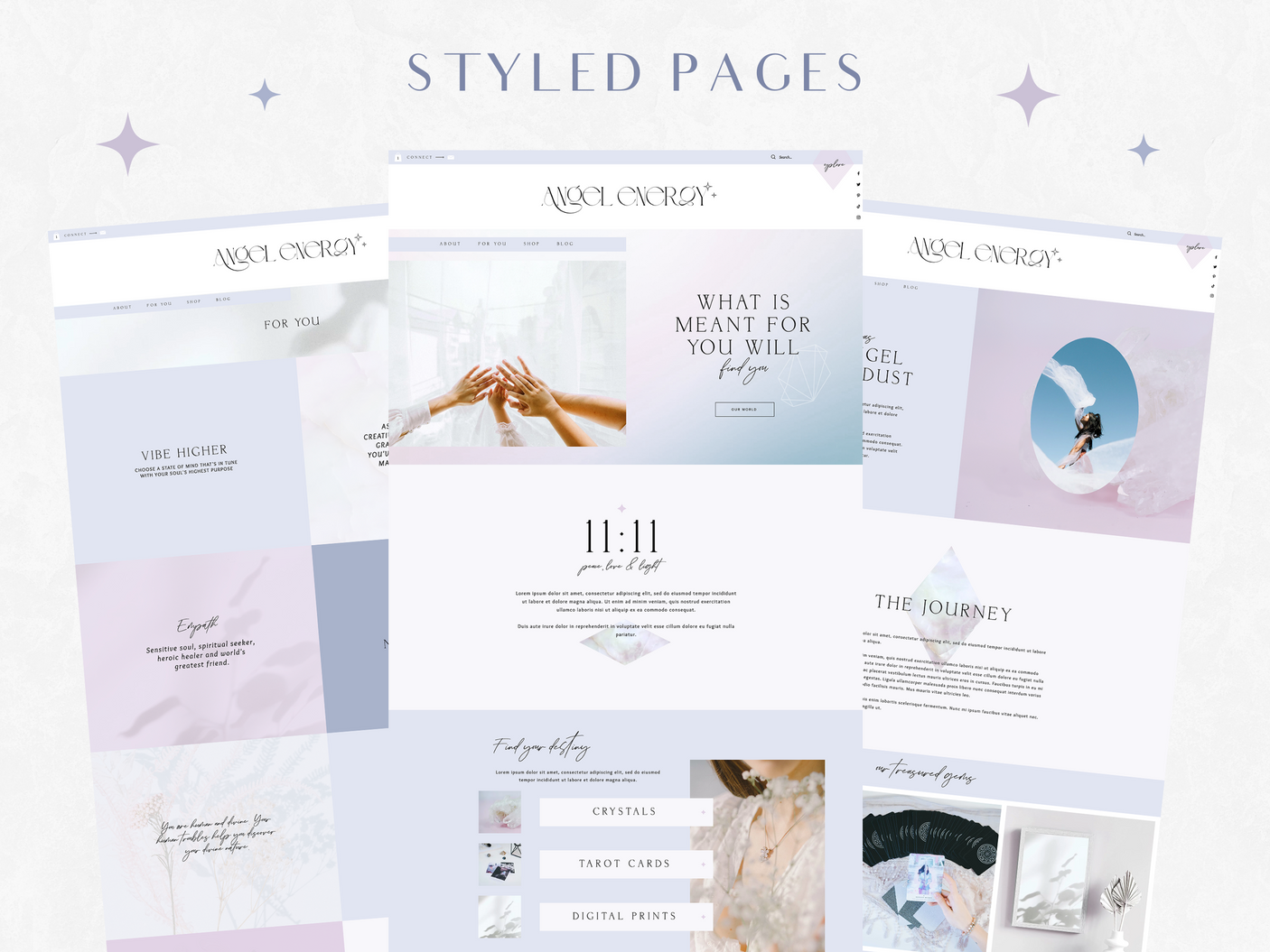 Angel Energy Wix Template - Design Pixie